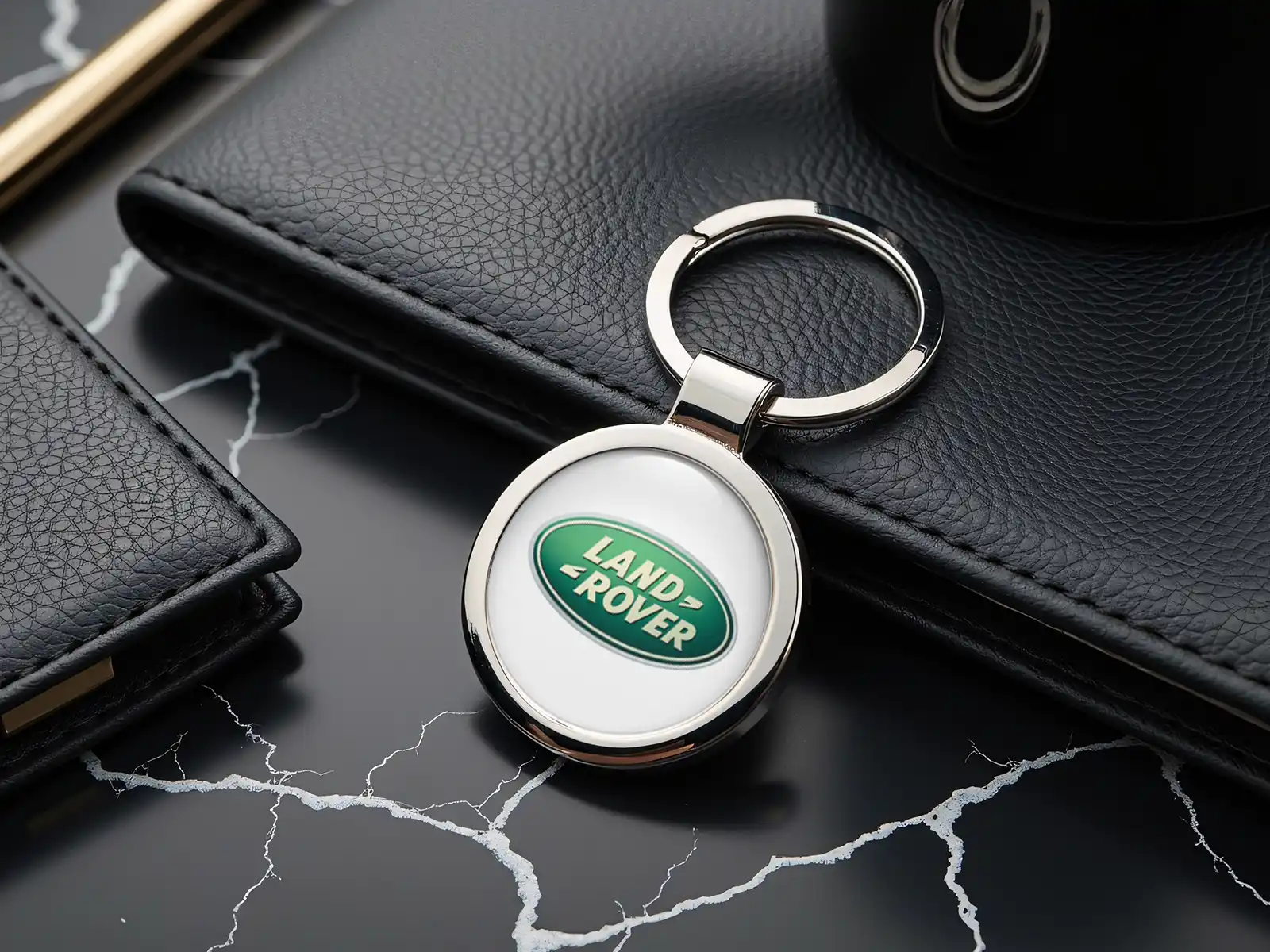 Land Rover Edel Schlüsselanhänger Glänzend Metall Legierung